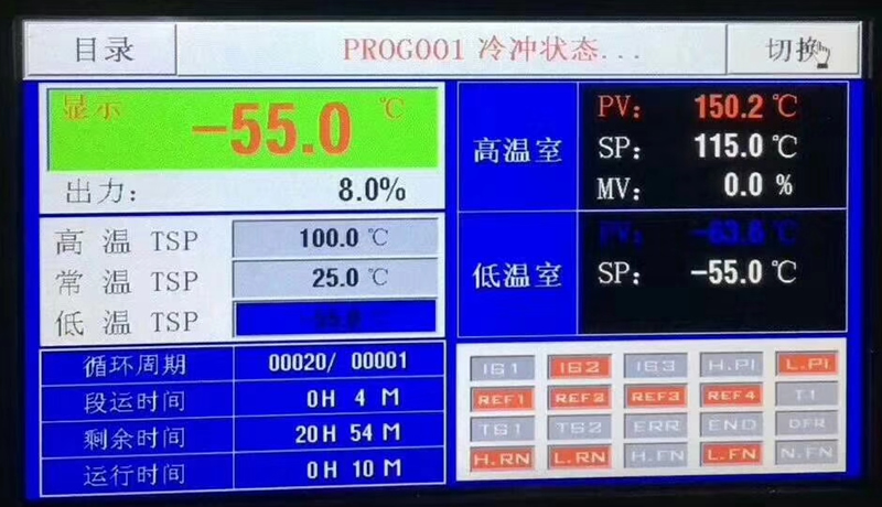 储蓄式温度冲击试验箱控制器系统